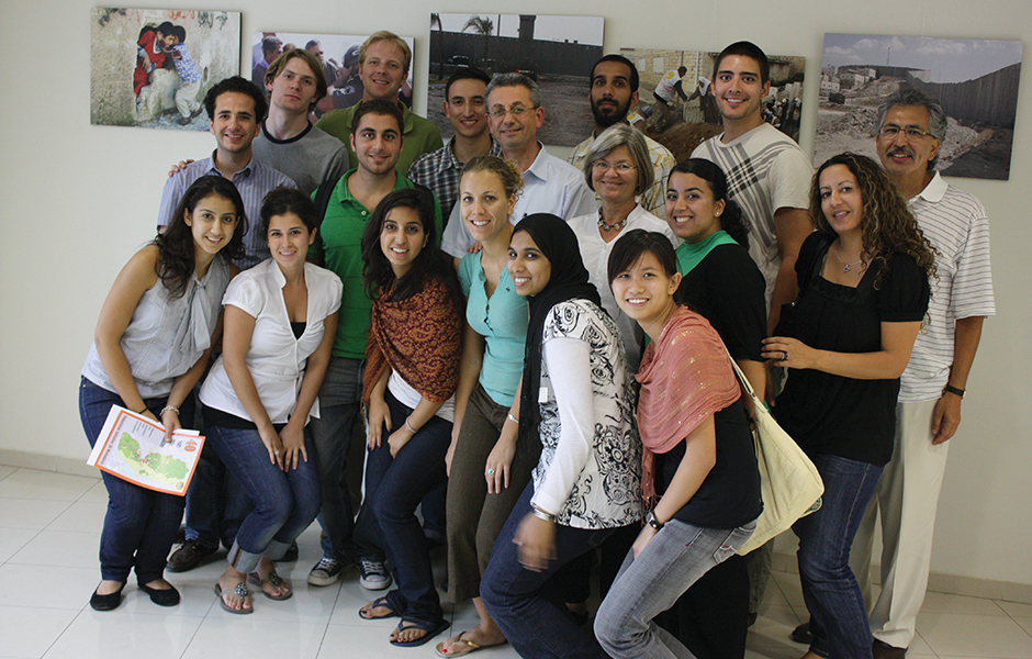 Dana with Olive Tree members