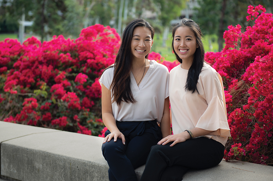 Elisa Tran and Lara Nguyen