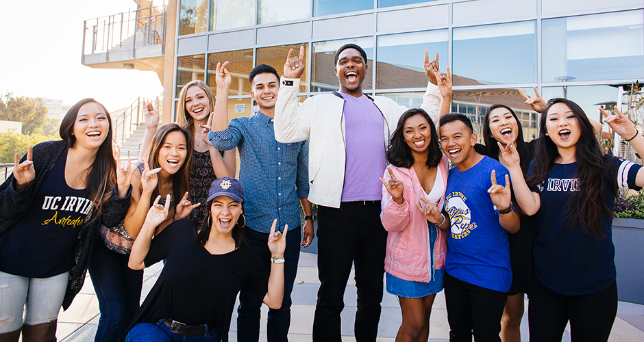 students smiling