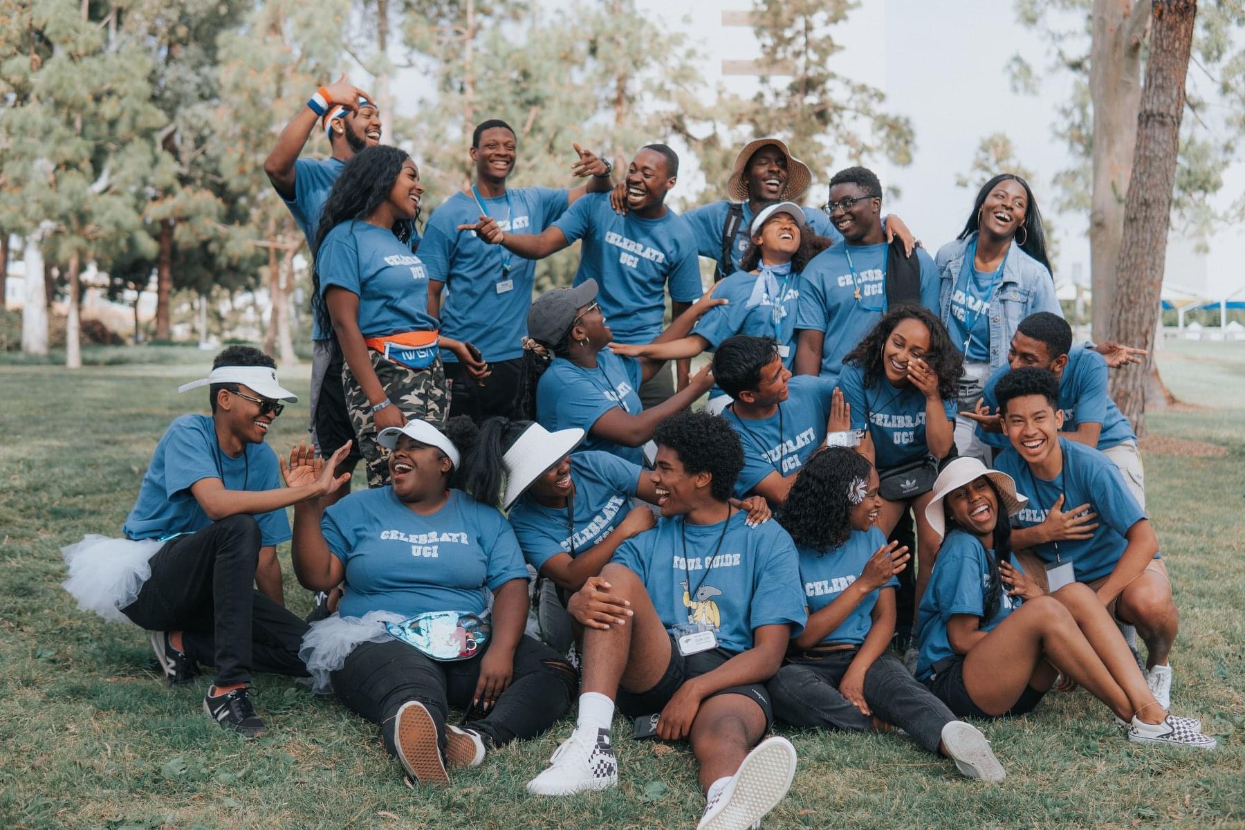 Ta'Myrah Hudson and fellow campus reps